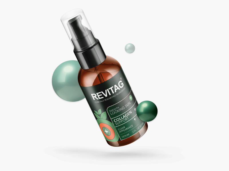 Revitag collagen support serum 2 fl oz bottle