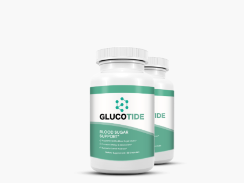 Glucotide bottle - blood sugar support supplement